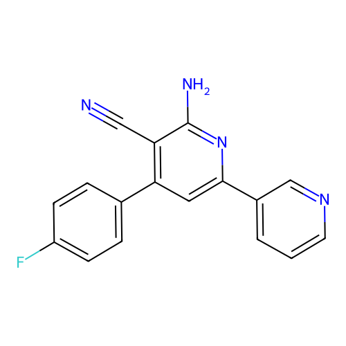 6-Amino-4-(4-fluorophenyl)-2,3'-bipyridine-5-carbonitrile structure