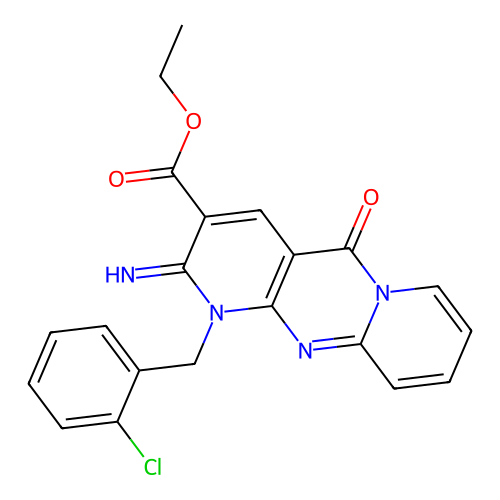 C21H17ClN4O3 structure