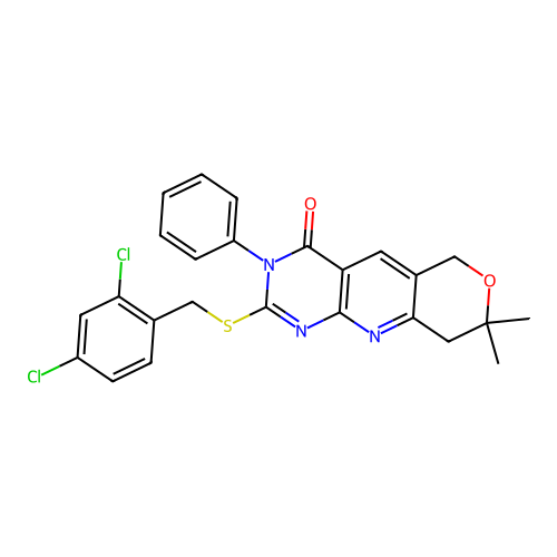 C25H21Cl2N3O2S structure