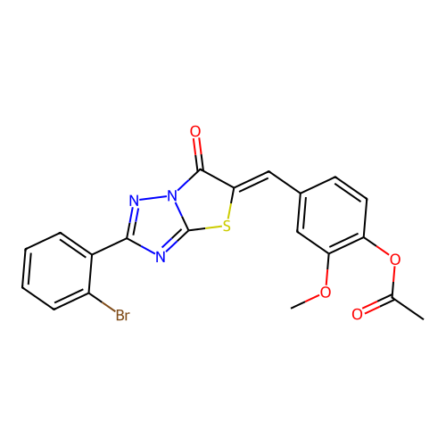 C20H14BrN3O4S structure
