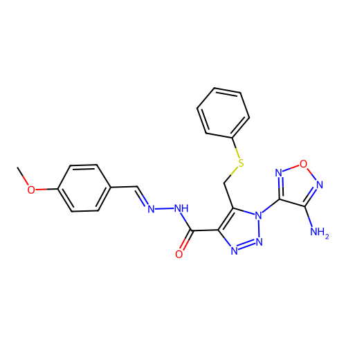 C20H18N8O3S structure