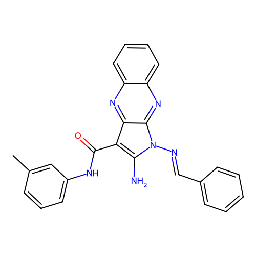 C25H20N6O structure