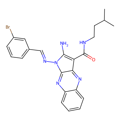 C23H23BrN6O structure