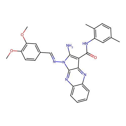 C28H26N6O3 structure