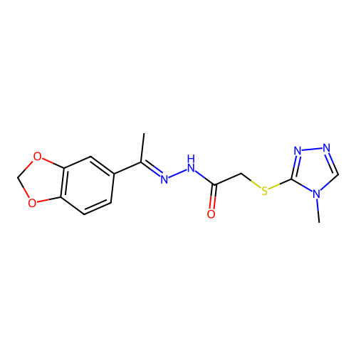 C14H15N5O3S structure