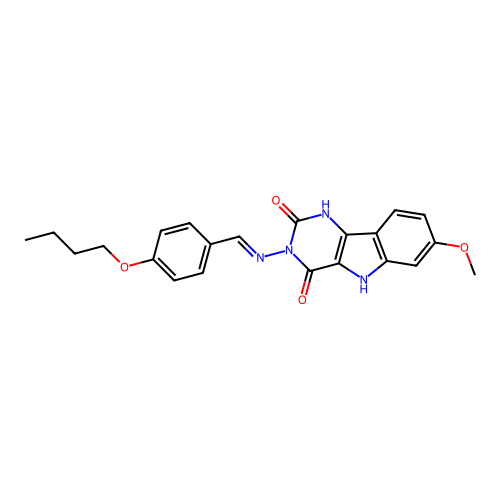 C22H22N4O4 structure