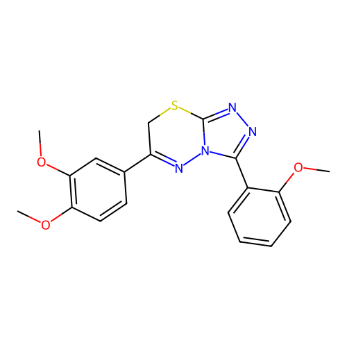 triazolothiadiazine, 21 structure