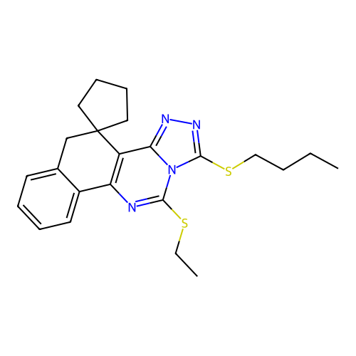 C23H28N4S2 structure