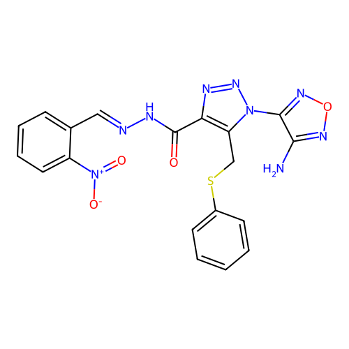 C19H15N9O4S structure
