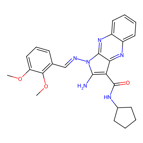 C25H26N6O3 structure