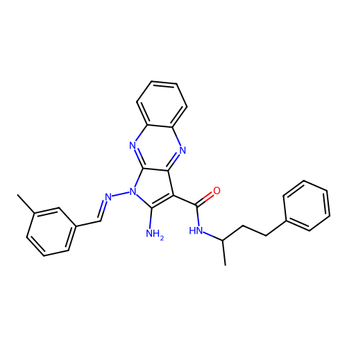 C29H28N6O structure