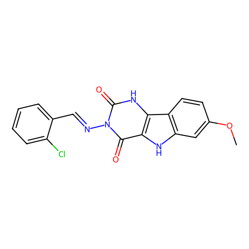 C18H13ClN4O3 structure