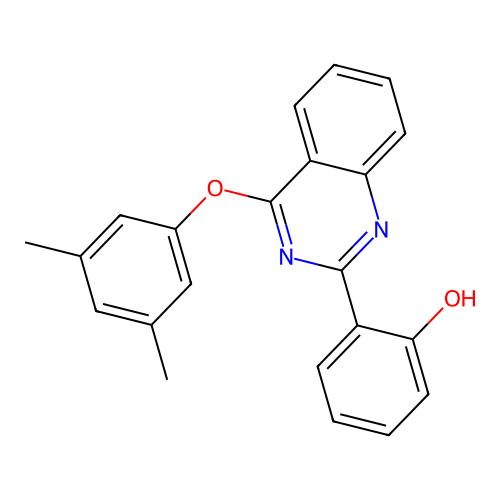 2-(4-(3,5-Dimethylphenoxy)quinazolin-2-yl)phenol structure