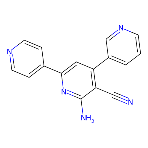 6'-Amino-3,4':2',4''-terpyridine-5'-carbonitrile structure