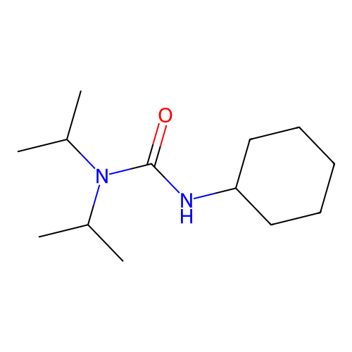 N'-cyclohexyl-N,N-diisopropylurea structure