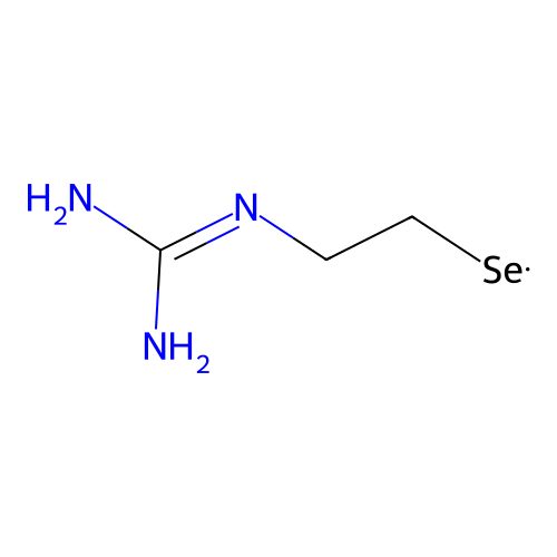 2-Selenoethylguanidine structure