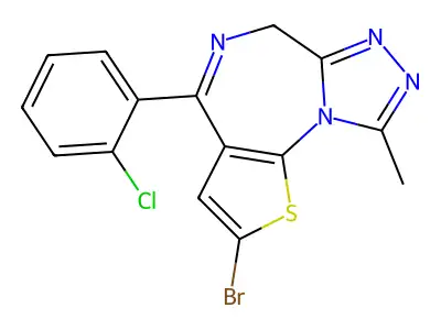 溴替唑仑 structure