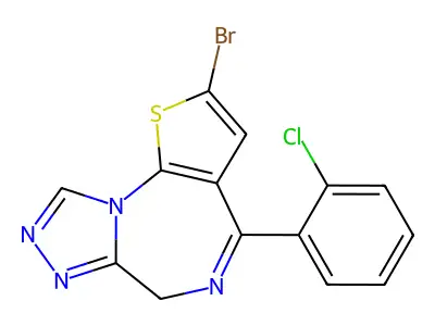 Desmethylbrotizolam structure