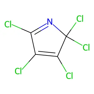 2,2,3,4,5-Pentachloropyrrole structure