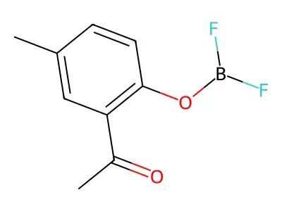 Ethanone, 1-[2-[(difluoroboryl)oxy]-5-methylphenyl]- structure