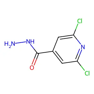 2,6-二氯异烟酸酰肼 structure
