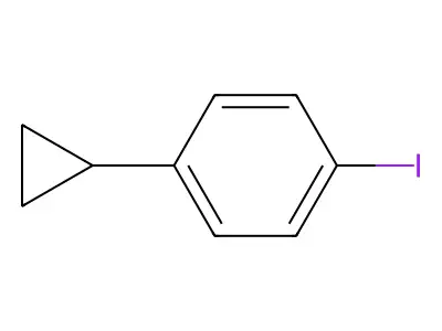 1-Cyclopropyl-4-iodobenzene structure