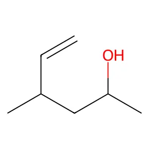 4-Methyl-5-hexen-2-ol structure