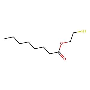 2-Mercaptoethyl octanoate structure