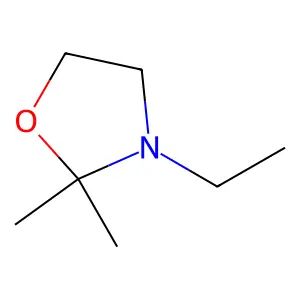Oxazolidine, 3-ethyl-2,2-dimethyl- structure