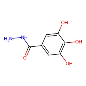 3,4,5-Trihydroxybenzhydrazide structure