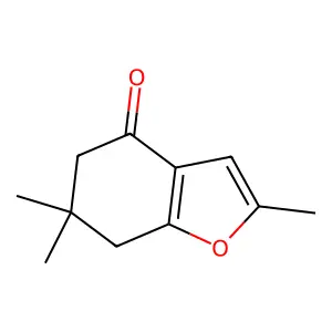 2,6,6-Trimethyl-4,5,6,7-tetrahydro-1-benzofuran-4-one structure