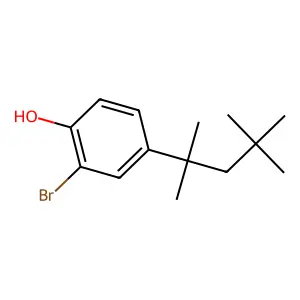 2-Bromo-4-(2,4,4-trimethylpent-2-yl)phenol structure