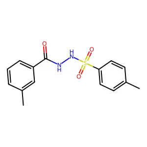 3-methyl-N'-(4-methylbenzenesulfonyl)benzohydrazide structure
