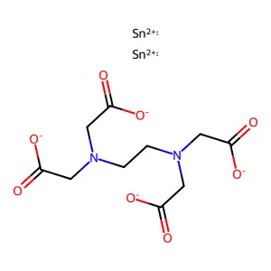 Distannous ethylenediaminetetraacetate structure