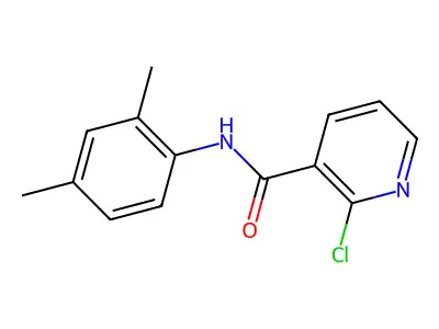 2-chloro-N-(2,4-dimethylphenyl)pyridine-3-carboxamide structure