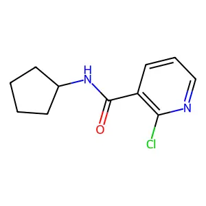 2-chloro-N-cyclopentylnicotinamide structure