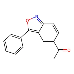 1-(3-Phenyl-2,1-benzoxazol-5-yl)ethanone structure