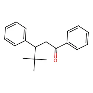 1-Pentanone, 4,4-dimethyl-1,3-diphenyl- structure