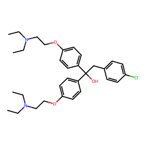 Propanenitrile, 3-[1-methyl-5-(1-piperidyl)-3-pentynyloxy]- structure