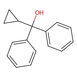 alpha-Cyclopropyl-alpha-phenylbenzenemethanol structure