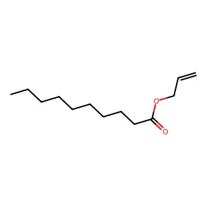 Allyl decanoate structure