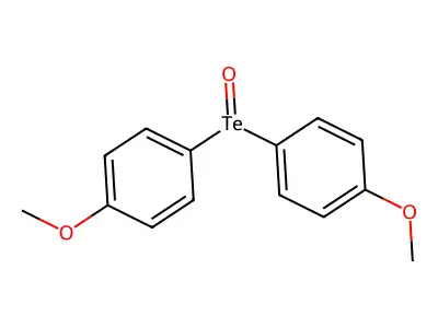 Bis(p-methoxyphenyl) telluroxide structure