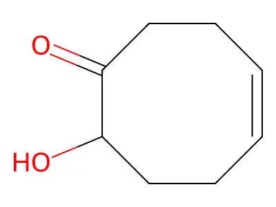 2-Hydroxy-5-cycloocten-1-one structure