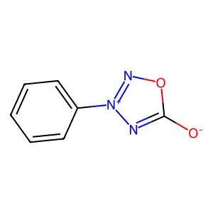 3-Phenyloxatriazol-3-ium-5-olate structure