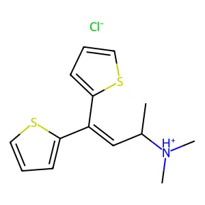Dimethylthiambutene hydrochloride structure