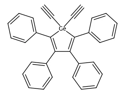 1H-Germole, 1,1-diethynyl-2,3,4,5-tetraphenyl- structure