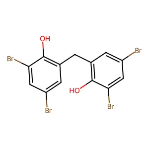 2,2'-Methylenebis[4,6-dibromophenol] structure