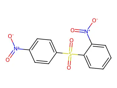 1-Nitro-2-((4-nitrophenyl)sulfonyl)benzene structure