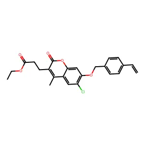 C24H23ClO5 structure