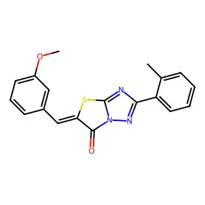 C19H15N3O2S structure